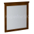 Sapho CROSS zrkadlo v drevenom ráme 70x80cm, buk
