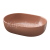 Cersanit Moduo 50 keramické umývadlo na dosku 50x35,5 cm Red Brick