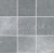 Rako Rebel mrazuvzdorná rektifikovaná dlažba 9,8x9,8x0,9 cm R10B TmavoŠedá matná