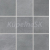 Rako Extra mrazuvzdorná rektifikovaná dlažba 9,8x9,8x0,9 cm R10B TmavoŠedá matná reliéfna