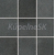 Rako Extra mrazuvzdorná rektifikovaná dlažba 9,8x9,8x0,9 cm R10B Čierna matná reliéfna
