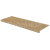 Rako Plywood mrazuvzdorná rektifikovaná schodovka 29,8x119,8x0,9 cm R10B Hnedá matná