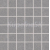 Rako Block mrazuvzdorná rektifikovaná mozaika 29,8x29,8x0,9cm R10B TmavoŠedá pololesklá
