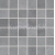 Rako Extra mrazuvzdorná rektifikovaná mozaika 29,8x29,8x0,9 cm R10B TmavoŠedá matná reliéf