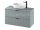Cersanit Tirso 100 skrinka pod umývadlo 99,4x44,7x57,2 cm Fjord matný v demonte