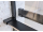 Aquatek OPEN BLACK F7 Walk-In sprchový kút 90x200 cm sklo Číre