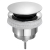 Omp Tea Umyvadlová výpust 5/4“, Click-Clack, veľká zátka, 10-45mm, chróm