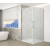Gelco TRINITY CHROME obdĺžniková sprchová zástena 120x110cm,roh vstup,krídl.dv,matné sklo