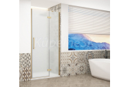 Gelco TRINITY GOLD sprchové dvere do niky 100cm,Matné sklo,Krídlové dvere,otváranie Pravé