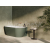 Ravak Freedom Corner II Tec rohová voľne stojaca akryl vaňa 175x86cm Ľavá Grey Green/Biela