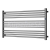 Instalprojekt STICK LEVEL kúpeľňový radiátor 1400x555mm 744 W stredové pripojenie Antracit