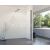 HOPA LAGOS NEW  Walk-In sprchový kút 130x195 cm sklo Číre profil Čierna matná 1x vzpera