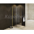 BESCO VAYO GOLD Walk-In sprchový kút 120x200 cm s posuvnou stenou, sklo Číre, 1x vzpera