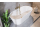 BESCO DEEVA asymetrická voľne stojaca akrylátov vaňa 180x80cm Biela,sif click-clack Grafit