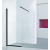 HOPA LAGOS BLACK Walk-In sprchový kút 110x195 cm sklo Číre 1x vzpera