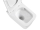 Olsen Spa ORLO TORNADO hranaté závesné WC 36x53x36,5cm s WC sedátkom Flat Soft-Close Biela