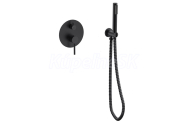 BESCO VEO II podomietkový sprchovo-vaňový set Čierny