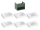 Ravak SD Lite 60 umývadlová skrinka 60x45x43 cm Grey Green