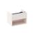 Ravak SD Lite 60 umývadlová skrinka 60x45x43 cm Alabaster Pink