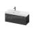 Ravak SD Lite 120 P skrinka pod umývadlo 120x45x43 cm,2 zásuvky,2 bočné poličky,Čierna mat
