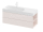 Ravak SD Lite 120 P skrinka pod umývadlo 120x45x43cm,2zásuvky,2 boč poličky,Alabaster Pink
