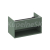 Ravak SD Lite 80 skrinka pod umývadlo 80x45x43 cm,1 zásuvka Grey Green