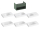 Ravak SD Lite 80 skrinka pod umývadlo 80x45x43 cm,1 zásuvka Grey Green