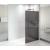 Polysan ARCHITEX CHROM sprchová zástena 862 mm, dymové mat sklo