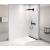Polysan ARCHITEX BLACK MATT sprchová zástena 1162 mm, číre sklo