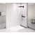 Polysan ARCHITEX BLACK MATT sprchová zástena 1262 mm, číre sklo