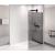 Polysan ARCHITEX BLACK MATT sprchová zástena 1162 mm, dymové sklo