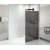 Polysan ARCHITEX BLACK MATT sprchová zástena 1162 mm, dymové mat sklo