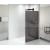 Polysan ARCHITEX BLACK MATT sprchová zástena 1262 mm, dymové mat sklo