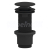Sapho Umyvadlová výpust 5/4“, click-clack, veľká zátka, 10-80mm, ABS/čierna mat