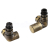 Sapho CORNER SIMPLY pripojovacia sada ventilov, bronz