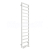 Sapho GIANLUCA vykurovacie teleso 400x1590 mm, 509 W, biela mat