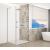 Gelco TRINITY CHROME obdĺžniková sprchová zástena 1000x800mm,Číre sklo,Krídlové dv,Pravé