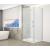Gelco TRINITY CHROME obdĺžniková sprchová zástena 1000x800mm,Matné sklo,Krídlové dv,Ľavé
