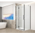 Gelco TRINITY BLACK obdĺžniková sprchová zástena 1200x800mm,Matné sklo,Krídlové dv,Ľavé