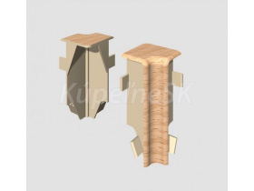 Egger vnútorný roh prvok k lište Cubical 6 cm Buk Naturálny (2 ks)