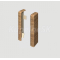 Egger ukončenie Ľavé+Pravé prvok k lište Cubical 6 cm Dub Naturálny (2 ks)