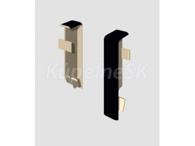 Egger Spojka prvok k lište Cubical 6 cm Čierna (2 ks)
