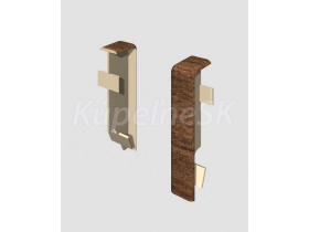 Egger Spojka prvok k lište Cubical 6 cm Orech Hnedý (2 ks)