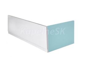 Sanjet COUVERT čelný panel k vaniam 170x52 cm Biely lesklý Ľavý