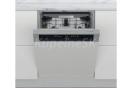 Whirlpool vstavaná umývačka riadu W0B D841A X s  priznaným panelom 60 cm Nerez 14 súprav