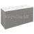 Sapho CIRASA umývadlová skrinka s dvojitým umývadlom 121x66x46cm, agila strip
