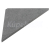 Sapho ABELINE rohová polica Rockstone 250x250mm, concrete