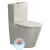Sapho PACO RIMLESS WC kombi misa s nádržkou, spodný/zadný odpad, ivory
