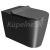 GSI KUBE X kombi WC misa spodný/zadný odpad, Swirlflush, 36x63cm, čierna dual-mat