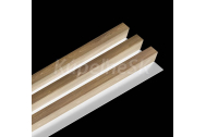 Stegu Linea 3 Drevený lamelový panel 275x16,8x4 cm podklad Biely lamela Dub - II. trieda